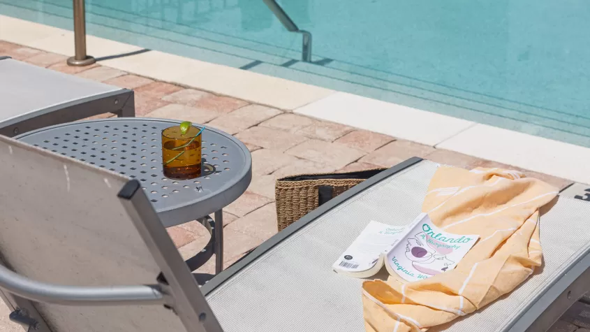 lounge by the pool